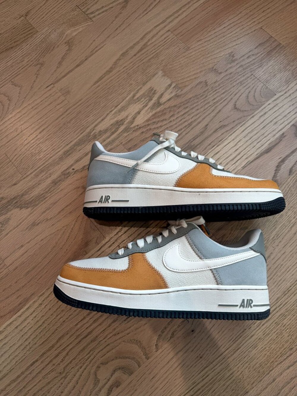 Nike Air Force 1 '07 LV8 Hemp and Suede Pale Ivory Monarch Grey Size 7.5 Men's